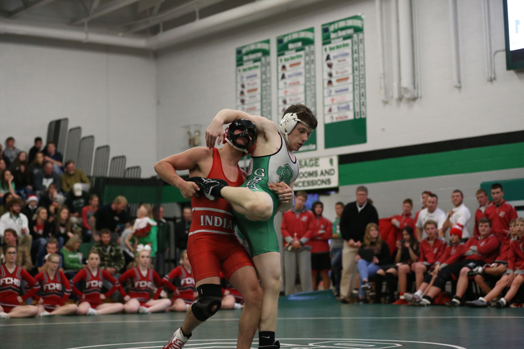 Osage, Forest City, Clarion and New Hampton wrestling, Dec. 22, 2017
